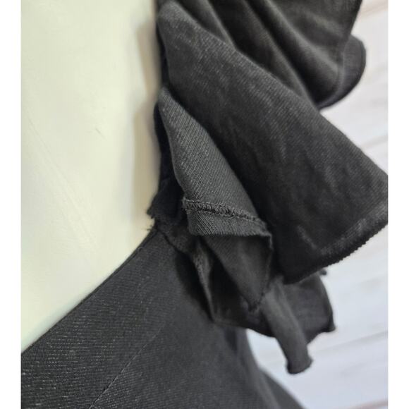 Blaque Label Black Ruffle Sleeve Dress sz Small - Picture 3 of 6